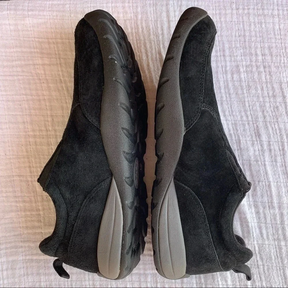 CABELA'S Comfort Shoes Slip-On Hiking Walking Black Suede 84-1122 Womens… - Picture 6 of 10